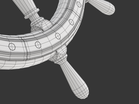 Ship Wheel Modelo 3D