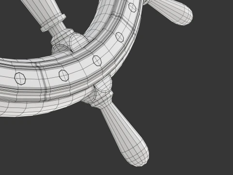 Ruota della nave Modello 3D