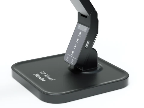 Modern Table Led Lamp 3D Model