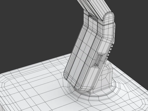 Modern Table Led Lamp 3D Model