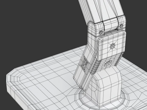 Modern Table Led Lamp 3D Model