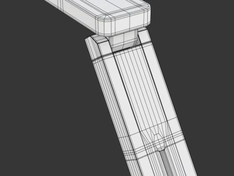 Modern Table Led Lamp 3D Model