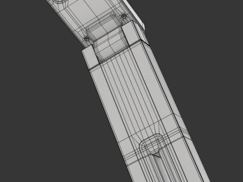 Modern Table Led Lamp 3D Model