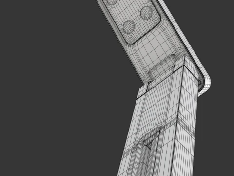 Modern Table Led Lamp 3D Model