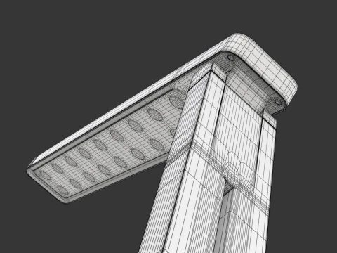 Modern Table Led Lamp 3D Model