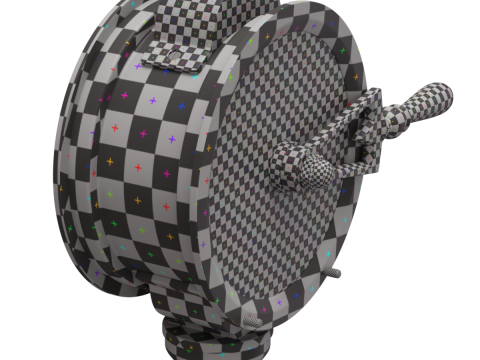 Brass Engine Room Telegraph Modelo 3D