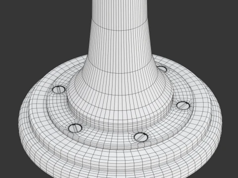 Brass Engine Room Telegraph 3D Model