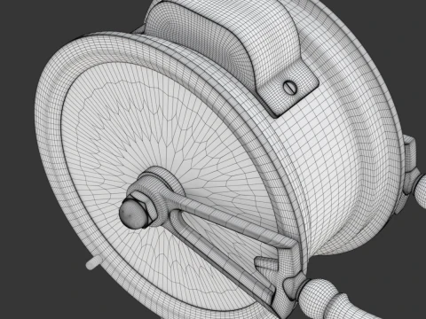 Brass Engine Room Telegraph 3D Model