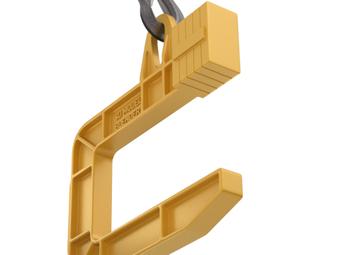 Coil Lifter with Steel Coil Model 3D