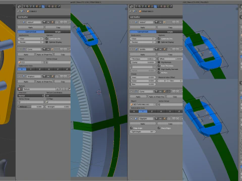 Coil Lifter with Steel Coil 3D Model