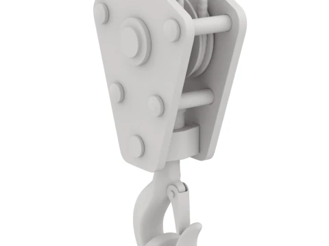 Coil Lifter with Steel Coil 3D Model