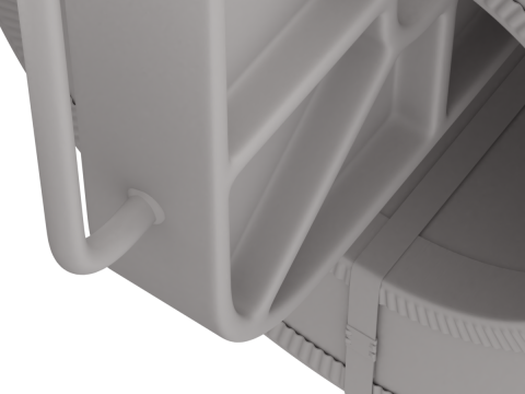 Coil Lifter with Steel Coil Model 3D