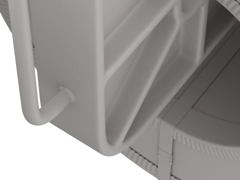 Coil Lifter with Steel Coil 3D Model