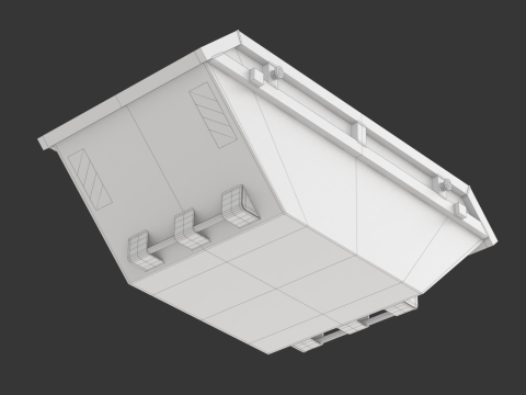 Skip Container Modello 3D