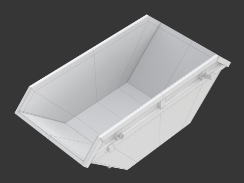 Skip Container Modello 3D