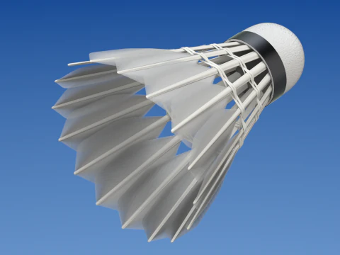 Shuttlecock 3D Model