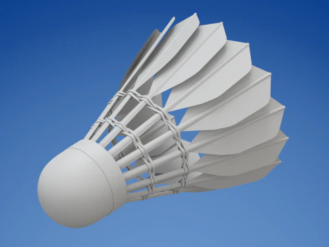 Shuttlecock 3D Model