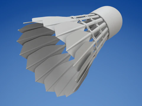 Shuttlecock 3D Model