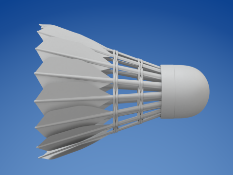 Shuttlecock 3D Модель