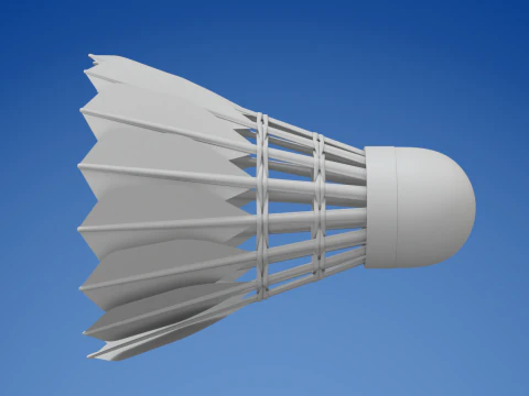 Shuttlecock 3D Model