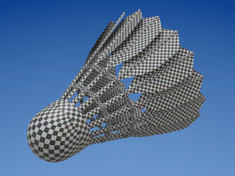 Shuttlecock 3D Model