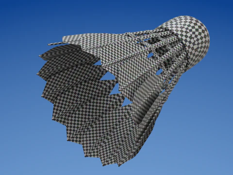 Shuttlecock 3D Model