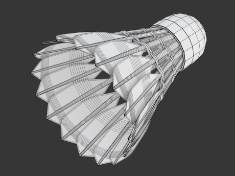 Shuttlecock 3D Модель