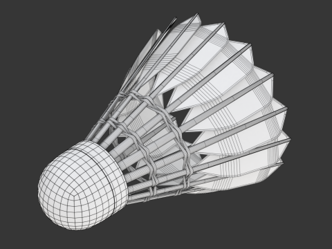 Shuttlecock 3D Модель