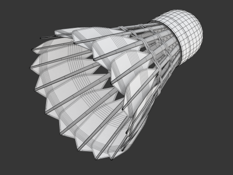 Shuttlecock 3D Модель