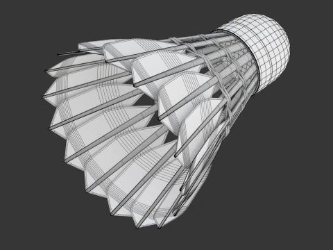 Shuttlecock 3D Model