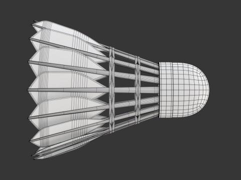 Shuttlecock 3D Модель