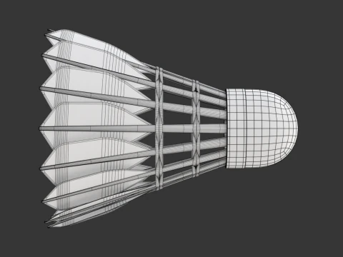 Shuttlecock 3D Model