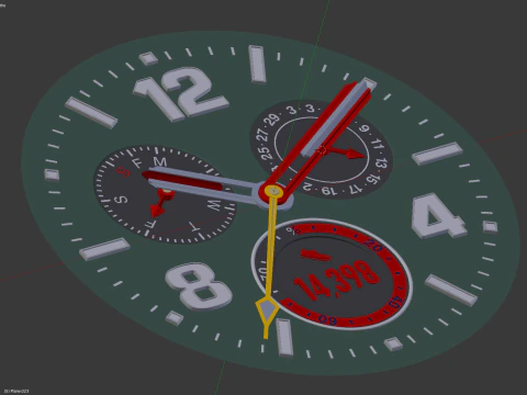 Huawei Sport Smart Watch 3D Model