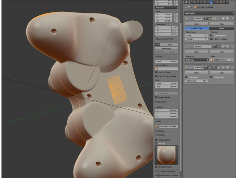 Wireless Bluetooth Gamepad 3D Model