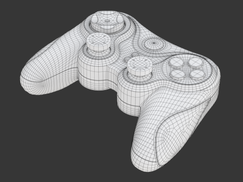 Wireless Bluetooth Gamepad 3D Модель