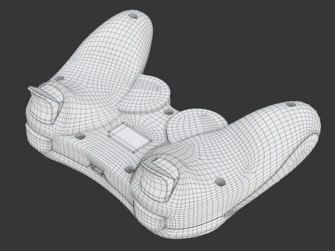 Wireless Bluetooth Gamepad 3D Model