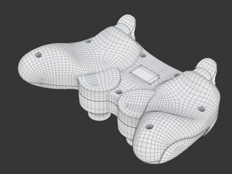 Wireless Bluetooth Gamepad 3D Model