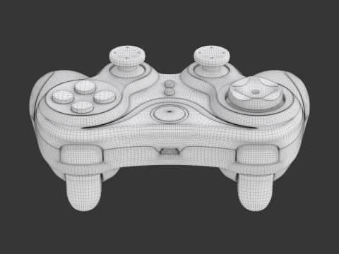 Wireless Bluetooth Gamepad 3D Модель