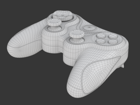 Wireless Bluetooth Gamepad 3D Модель