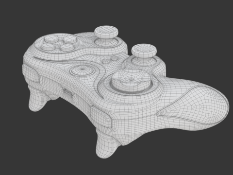 Wireless Bluetooth Gamepad 3D Модель