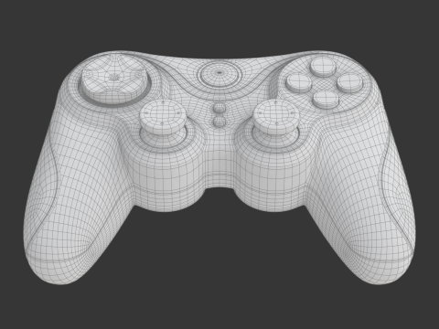 Wireless Bluetooth Gamepad 3D Модель