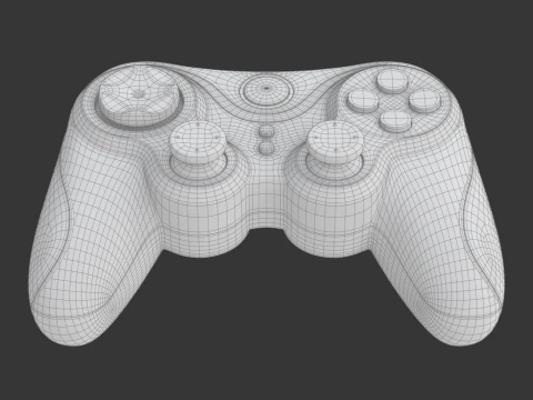Wireless Bluetooth Gamepad 3D Model