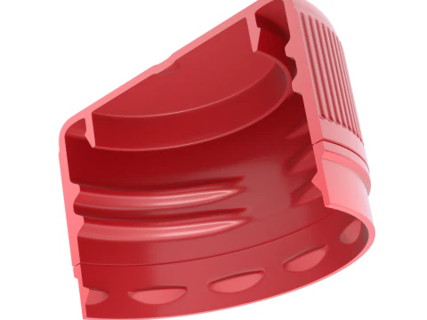 Plastic Pet Bottle Cap 3D Model