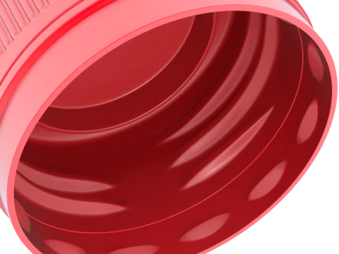 Plastic Pet Bottle Cap 3D Model