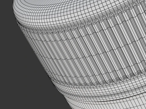 Plastic Pet Bottle Cap 3D Model
