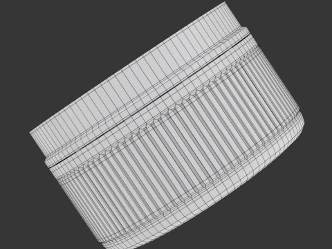 Plastic Pet Bottle Cap 3D Model