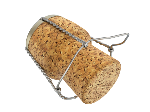 Champagne Cork 3D Model
