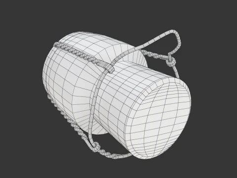 Tappo di champagne Modello 3D