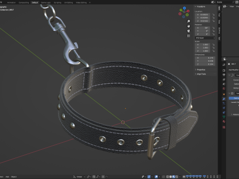Dog Collar 3D Модель