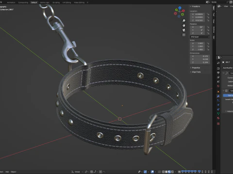 Dog Collar 3D Model